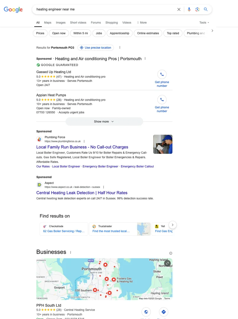 local search